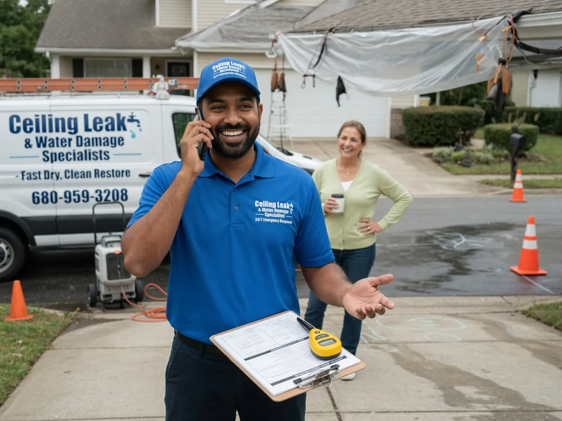Ceiling Leak Cleanup Penwell, TX FAQs